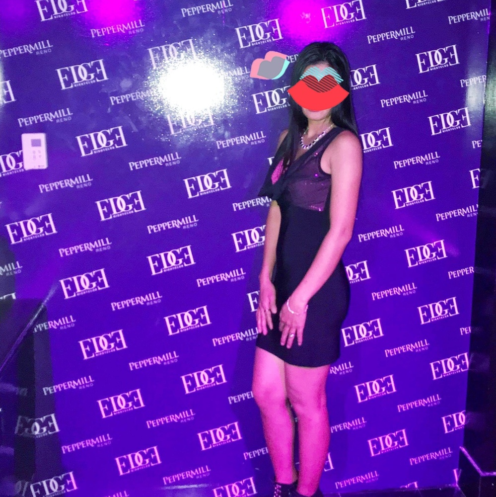 Cute sexy Black and Fuchsia Sequins Dress